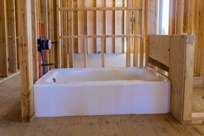 Close-up of Fitted Bathtub