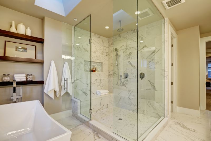 Marble Shower Enclosure